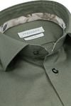 Profuomo Twill Shirt Olive Green Product / Detail