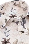 Profuomo Shirt Floral Print Beige Product / Detail