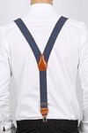 Profuomo Bretellen Navy Model / Achterkant