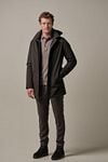 Profuomo Magnet Coat Brown Model / Voorkant