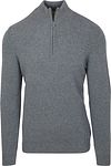 Profuomo Half Zip Pullover Wool Blend Blue order online | Suitable Slovenia