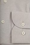 Profuomo Japanese Knitted Hemd Melange Beige Product / Detail