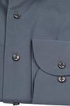 Profuomo Japanese Knitted Shirt Denim Blue Model / Detail