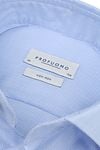 Profuomo Dobby Overhemd Print Lichtblauw Product / Detail