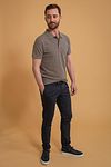 Profuomo Chino Bleu Foncé Model / Voorkant