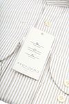 Profuomo Shirt Extra Long Sleeve Travel Stripes Beige Product / Detail
