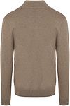 Profuomo Half Zip Pullover Luxury Beige Product / Achterkant