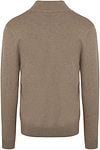 Profuomo Half Zip Pullover Luxury Beige Product / Achterkant