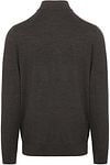 Profuomo Turtleneck Trui Merino Donkerbruin Product / Achterkant