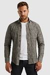 PME Legend Shirt Print Slub Grey Model / Voorkant