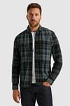 PME Legend Overshirt Dobby Checks Black Grey Model / Voorkant