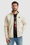 PME Legend Cardigan Spacer Ecru Model / Voorkant