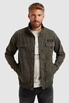 PME Legend Sweat Button Jacket Dark Green Model / Voorkant