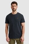 PME Legend T-Shirt Textured Stripe Navy Model / Voorkant