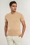 Suitable Knitted T-shirt Beige Model / Voorkant