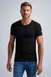 PME Legend Basic T-Shirt 2er Pack O-Ausschnitt Schwarz Model / Voorkant