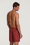 Shiwi Swimshorts Palm Trees Red Model / Achterkant