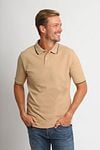Suitable Respect Polo Shirt Tip Ferry Beige Model / Voorkant