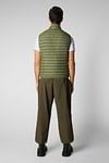 Save The Duck Bodywarmer Adam Olive Green Model / Achterkant