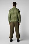 Save The Duck Veste Alex Vert Olive Model / Achterkant