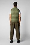 Save The Duck Veste Sans Manches Adam Vert Olive Model / Achterkant