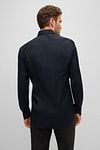 BOSS Hank Schwarz Hemd Model / Achterkant