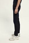 Scotch and Soda Skim Jeans Zwart Model / Zijkant