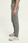 Scotch and Soda Jean Skim Gris Model / Zijkant