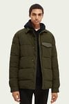 Scotch and Soda Water-Repellent Jack Dark Green Model / Voorkant