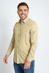 Suitable Shirt Washed Sand Model / Voorkant with Bram