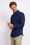 Suitable Shirt Oxford Royal Blue Model / Voorkant