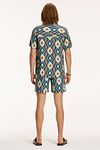 Shiwi Shirt Mayan Geo Green Model / Achterkant