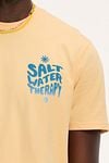 Shiwi T-Shirt Salt Water Cayman Peach Model / Detail