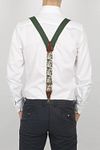Sir Redman Bretelles Luxe Essential vert foncé Model / Achterkant