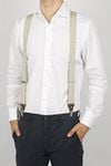 Sir Redman Bretels Bridal Blossom Taupe Model / Voorkant