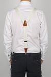 Sir Redman Bretels Wedding Combi Pack Festive Leaves Off-white Model / Achterkant