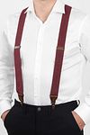Sir Redman Luxury Suspenders Essential Bordeaux Model / Voorkant