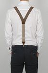 Sir Redman Luxury Suspenders Essential MacMillan Brown Model / Achterkant