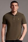 Lyle and Scott Polo Olive Model / Voorkant