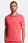 Lyle and Scott Pink Poloshirt Model / Voorkant