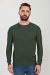 Suitable Scott Pullover Groen Model / Voorkant met Emiel