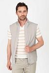 Suitable Bodywarmer Tam Beige Model / Voorkant with Emiel