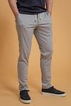 Suitable Pantalon Jersey Pied De Poule Grey Model / Voorkant