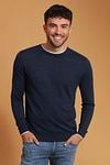 Suitable Pullover O-Neck Johan Navy Model / Voorkant with Bram