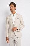 Suitable blazer Leek Beige Model / Voorkant