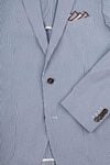 Suitable Sports Jacket Stripes Blue Product / Detail