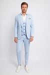 Suitable Dace Jersey Pantalon Lichtblauw Model / Voorkant