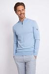 Suitable Race Half Zip Pullover Light Blue Model / Voorkant