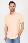 Suitable Short Sleeve Overhemd Oranje Model / Voorkant met Emiel