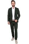 Suitable Suit Dark Green Model / Voorkant with Emiel